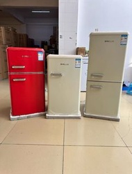 ❄️❄️【特別推薦】【全新】雪櫃Refrigerator  雙開門 冷藏冷凍 迷你 家用 小型 辦公室小型  復古#復古雪櫃