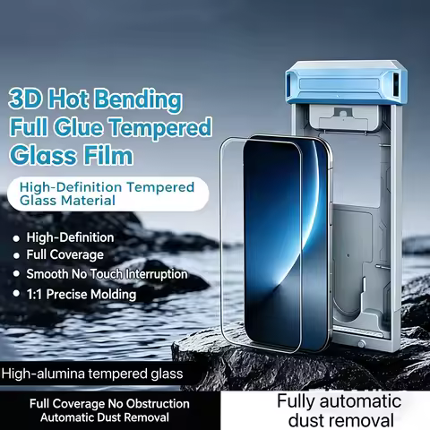For Honor Magic V5 V3 V2 MagicV6 Magic3 Easy Installation Dust Free 3D Full Glue Tempered Glass Scre