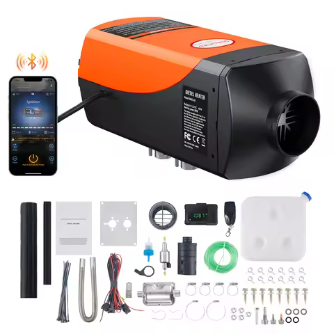 SucceBuy Bluetooth App Control Diesel Air Heater Diesel Heater LCD Diesel Parking Heater for RV Trai