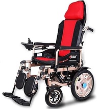 Lightweight for home use Heavy Duty Electric Wheelchair Foldable and Lightweight Powered Wheelchair 360° Joystick Weight Capacity 100KG