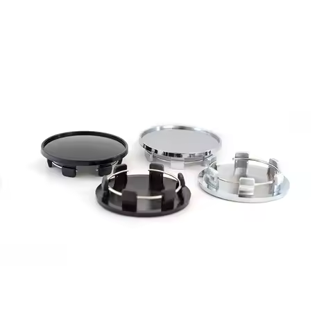 20PCS/lot 69MM No Logo Wheel Center Hub Caps BLACK SILVER Wheel Hub Cover Stylish Hard Wearing Repla