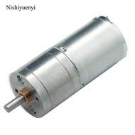 [Nishiyuenyi] 6V/12V/24V 130RPM-1360RPM DC Reducer Electric Motor Reduction Low  Motor for Robot