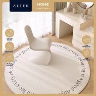 ROUND WRITING CARPET / "Wonderful" Carpet / Floor Carpet