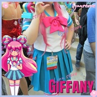 GRAVITY FALLS Cosplay ROMANCE ACADEMY 7 .GIFFANY Cosplay Costume JK Sailor Uniforms Wig Suit