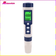 {MojoyceStyle}5 in 1 PH TDS EC เครื่องวัดอุณหภูมิความเค็ม TDS EC PH เครื่องวัดอุณหภูมิความเค็ม PH/EC