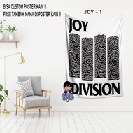 JOY DIVISION BAND CLOTH POSTER - joy division - bedroom wall decoration - wall decoration - room acc