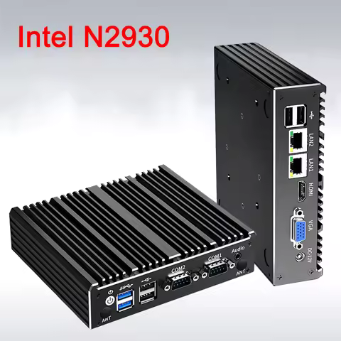 SZBOX Fanless MINI PC Intel Celeron N2930 Soft Router pfSense Firewall 2x LAN Industrial OPNsense VP