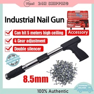 8.5mm Nail Gun Concrete Nail Gun Heavy Duty Nail Gun Pneumatic Nail Gun With & 200Pcs Nails Construc