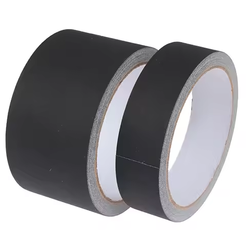 NEW SALE Black Gaffer Tape No Residue Non-Reflective Easy Tear Book Repair Tape Matte