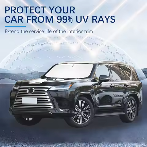 For Lexus LX 450 LX570 LX600 J100 Summer Car Accessories Car Windshield Sun Shade Covers for Front W
