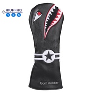 Shark Golf Club Head Cover for Driver Fairway Wood Hybrid Mallet Blade Putter Golf Clubs Headcovers 