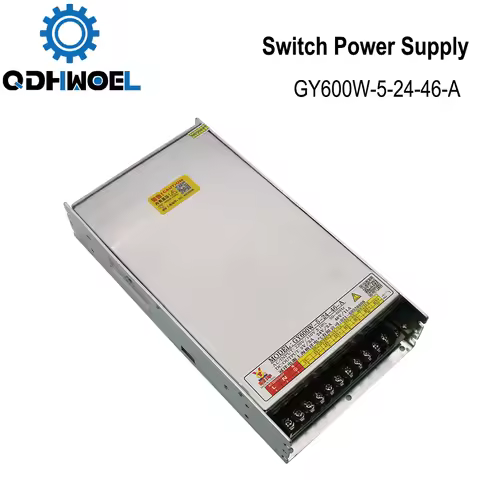QDHWOEL CNC Router Switch Power Supply GY600W-5-24-46 Output DC5V 3A 24V 3A 46V 11A for Laser Cuttin