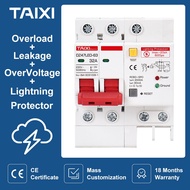 DZ47LE RCBO with SPD Lightning protection Residual current circuit breaker with surge protector smal