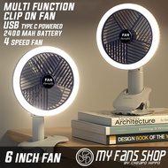 Auto Accessories : In Car / Home / Office / Outdoor USB 6" Clamp Fan .Toyota Hiace Super GL Urvan NV