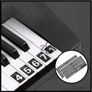 Piano Keyboard 61 Key Black Motif