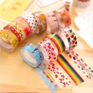 Set of 5-10 Cute Decorative Cartoon Tape - Cartoon Adhesive Tape _GD888