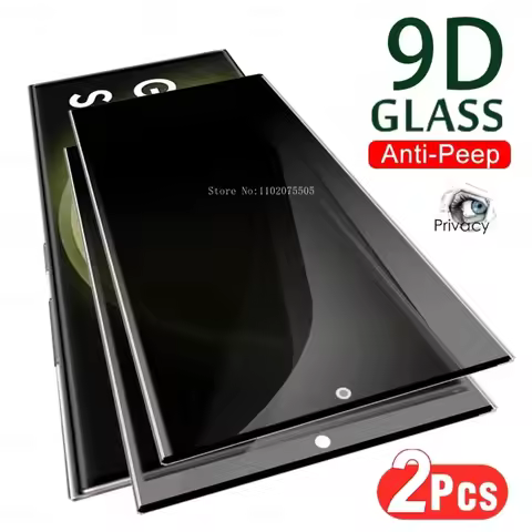 For Samsung Galaxy S24 S23 S22 Ultra 5G Glass 2Pcs Privacy Tempered Glass S24Ultra S23Ultra S 24 Plu