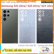 (Combo of 2 premium stickers) carbon skin back sticker for Samsung S24 ultra/ Samsung S23 ultra 5G/ 