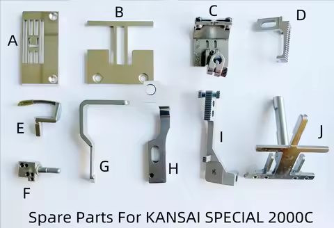 KANSAI SPECIAL 2000C Two Needle Bottom Coverstitch Belt-Loop Making Machine Original Parts,Looper Br