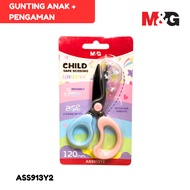 M&G Scissors Unicorn Series Children's Scissors Pastel Color Cutter + Safety ASS913Y2 - UNIT