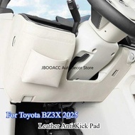 For Toyota BZ3X 2025 Car Leather Anti Kick Pad Main Passenger Driver Anti-kick Film Protecter Storag