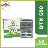 ⇦ ➖ ∠ Clinica DTX 500 herbal food supplement 10 CAPSULE