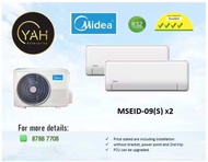 MIDEA Inverter System 2 (4 ticks) AIRCON 9K BTU WITH INSTALLATION