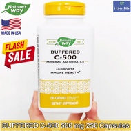 20% Sale!!! EXP03/26 วิตามินซี Buffered C-500 mg 250 Capsules - Natures Way