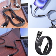 【3C】 2 in 1 Fast Charging Cable 100W USB to USB C Cable USB C to USB C Cable Type C
