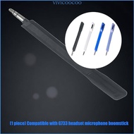 VIVI Microphones Replacement Boom for G733 Gamings Headsets Headphones