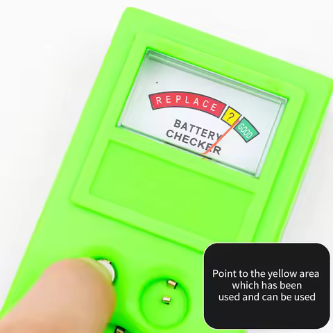 1.55V 3V Button Battery Tester LR44 CR2032 CR2025 Watch Battery Checker Portable Button Cell Coin Ba