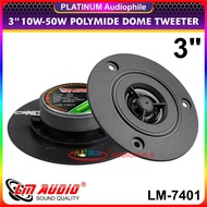 Tweeter 3 Inch 50W 4 ohm Polymide Dome 3" Hifi Tweeter Speaker LM-7401