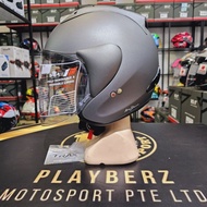 TRAX TR03ZR *PSB APPROVED MATT TITAN HELMET