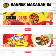 BANNER MAKANAN BAAZAR 🔥 | BURGER | KUIH-MUIH | SATE | PIZZA | Harga Kilang‼️ BANNER PRINTING MURAH M