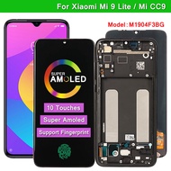 Super Amoled Display For Xiaomi Mi 9 Lite LCD 10 Touches Screen Support Fingerprint For Xiaomi Mi CC