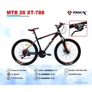 Sepeda Gunung Mtb 26 ” Trex Xt-788 3X7Sp Discbrake Sepeda