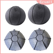 [Ecusi] Yoga Ball Cover, Exercise Ball Cover, Breathable Foldable Pilates Ball Cover, Seat Balls Cover for Fitness Ball, Home Gym