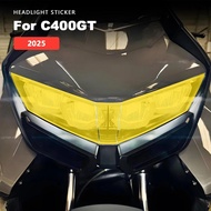 Colorful Headlight Stickers Clear Motorcycle Headlamp Decals For BMW C400GT C 400 GT C400 GT 400GT 2