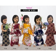 Peplum Kids by Anggun Cotton / baju kurung peplum budak
