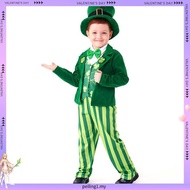 MYLITTLELASS Children Leprechaun Ireland Elf Wizard of Oz Emerald Fairy Tales Dress Up Costume 3Y-12