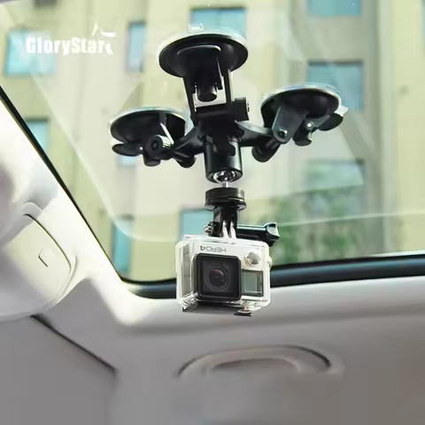 Car Action Camera Suction Cup for GoPro Hero 9 8 7 5 Black SJCAM SJ7 Yi 4K H9 Go Pro 7 Osmo Mount Wi