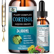 Cortisol Supplement for Women - 19-in-1 Liquid Cortisol Supplement w/Magnesium Phosphatidylserine He