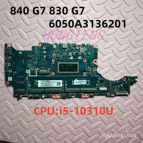 Original For HP 840 G7 830 G7 Laptop Motherboard 6050A3136201-MB-A01 I5-10310 M08559-601 100% Works 