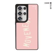 CaseClub เคสคลับ เคส ซัมซุง เคส Samsung เคส กระจก ลาย Rally Bubblegum Movement สำหรับ Galaxy S25 Ult