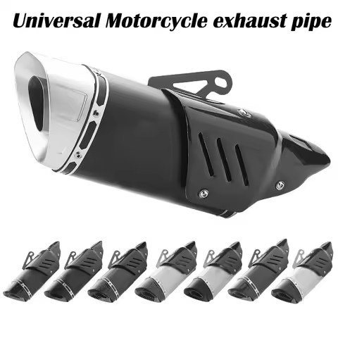 38-51mm Universal Motorcycle Exhaust Pipe Muffler Tube with DB killer For S1000rr Cbr650r Fz6 Xre 30