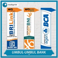 UMBUL UMBUL BENDERA KAIN AGEN BANK BRILINK BCA BNI46 SIMPEDES Diskon