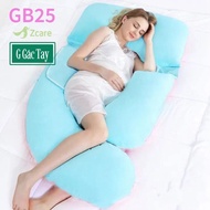 Genuine Zcare G-shaped armrest pillow WITH SMALL PILLOW, 100% cotton fabric (1.65*0.82*0.22m) / GB15