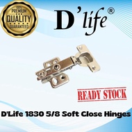 D'Life G1830 5/8" Soft Closing Kitchen Cabinet Door Hinges Heavy Duty Door Hinge