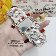 Bangle Silver 925 for men /Gelang tangan Lipan Dunhil Perak/Bracelet silver