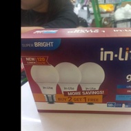 Inlite Led Bulbs 5W, 7W, 9W, 12W E27 Fitting - Warm White